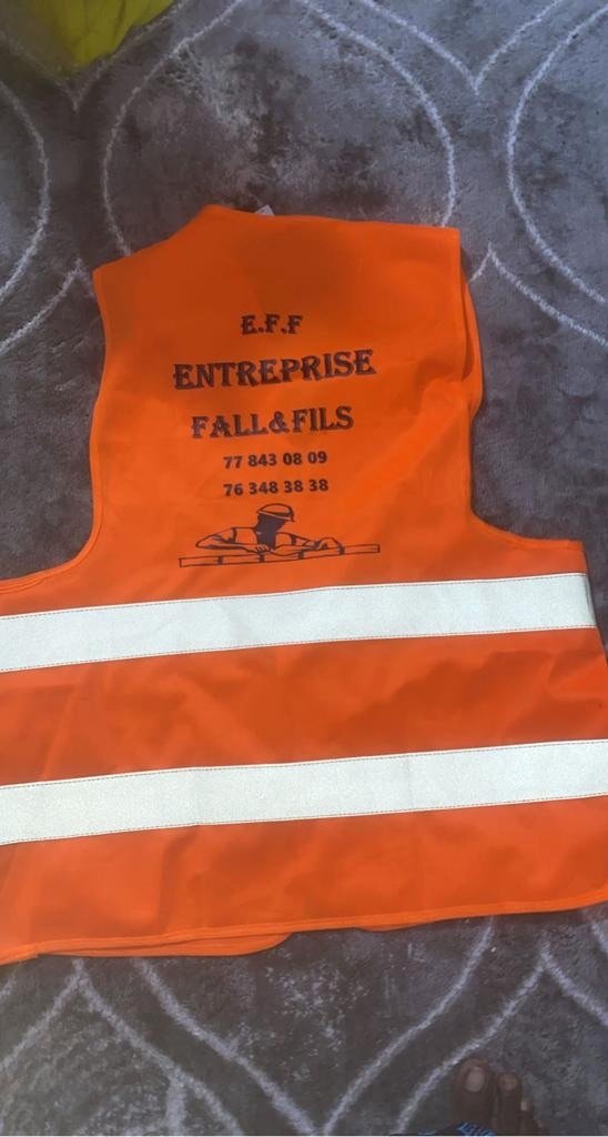 Gilet de sécurité personnalisé en sérigraphie